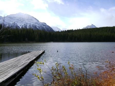 canoe dock at a recreation site