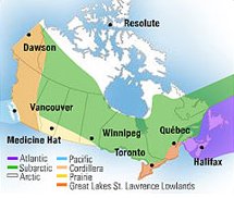 climate zones canada