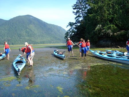 guided kayak trip canada