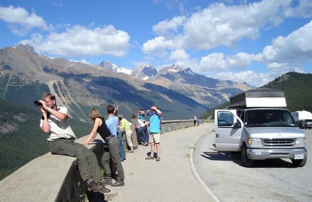 a small tour group