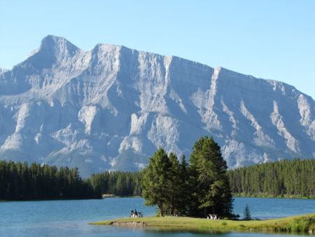 Two Jack Lake near Banff, Alberta