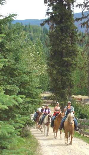 guiding trail rides